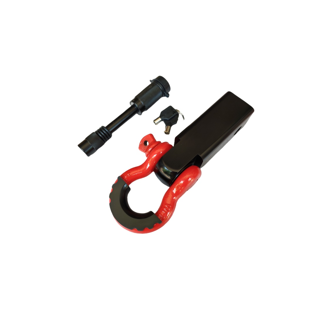 18000 Lbs 2 Inch Shackle Ontvanger Sleepwagen Trekhaak 4X4 Trekhaak: WHITE