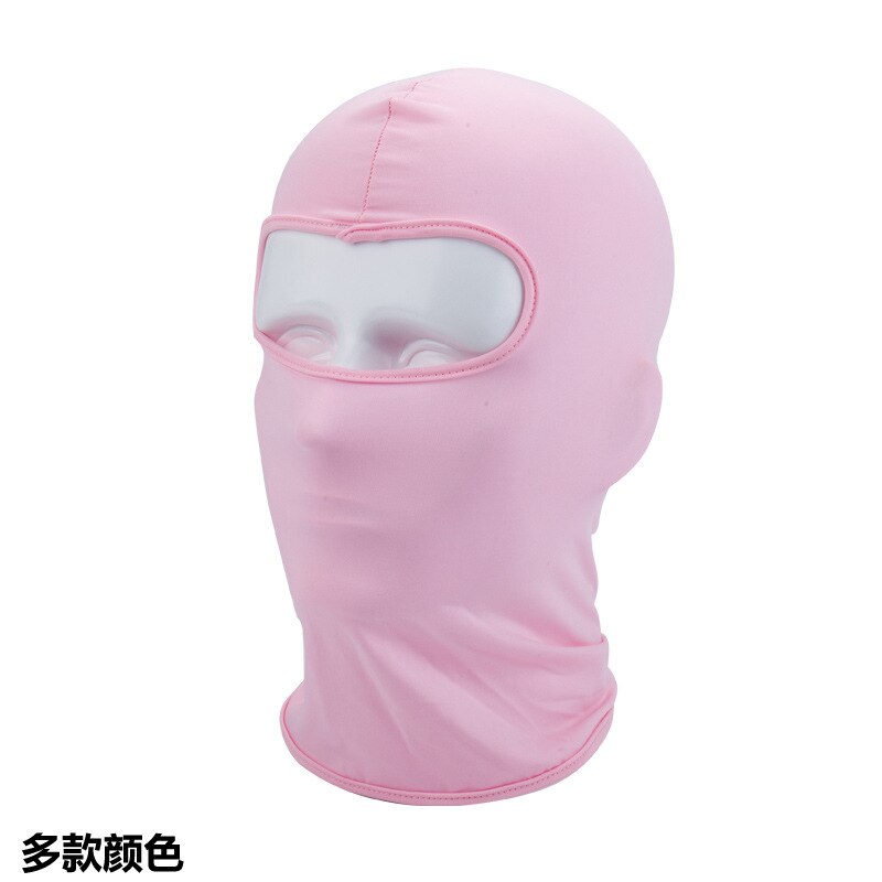 Motorrad Gesicht Masken Motorrad Kopfbedeckungen Volle Gesicht Maske Sommer Atmungsaktiv Motorrad Sonne-schutz Sturmhaube: Rosa