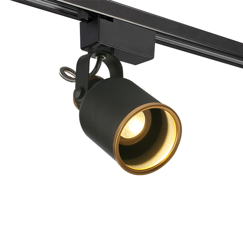 Aisilan-Alumínio LED Track Light, teto Rail Track Iluminação, Spot Spotlights, Pintura Display, GU10 Lâmpada, 7W, AC90-260V