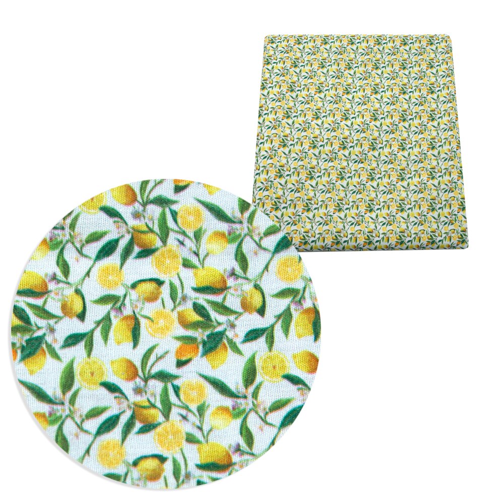 50*145cm Lemon Series 100% Cotton Fabric Patchwork Sewing Quilting Fabrics Needlework For Tissue DIY Cloth Sewing,1Yc17211: 1092826