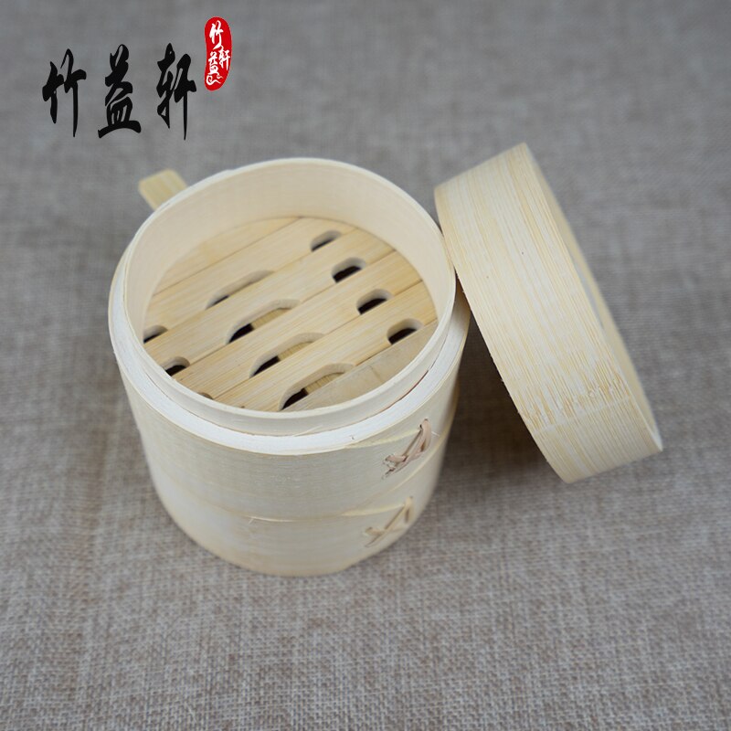 Huishoudelijke Handgemaakte Bamboe Stoomboot Fortunei Mini Bamboe Stoomboot Voor De Kleine Gestoomde Broodje Gestoomde Broodjes