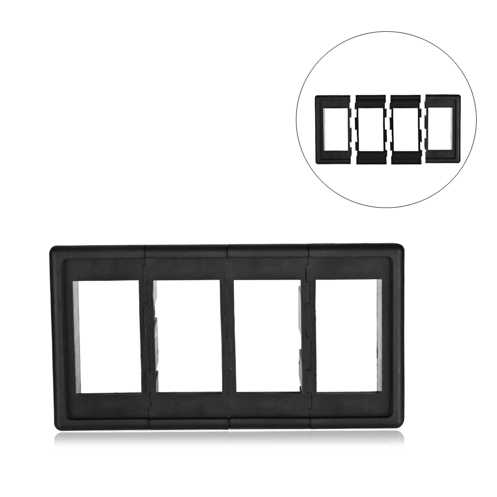 ADPOW-carcasa de soporte de Panel de patrulla para coche, balancín, caja de interruptores de coche: 4