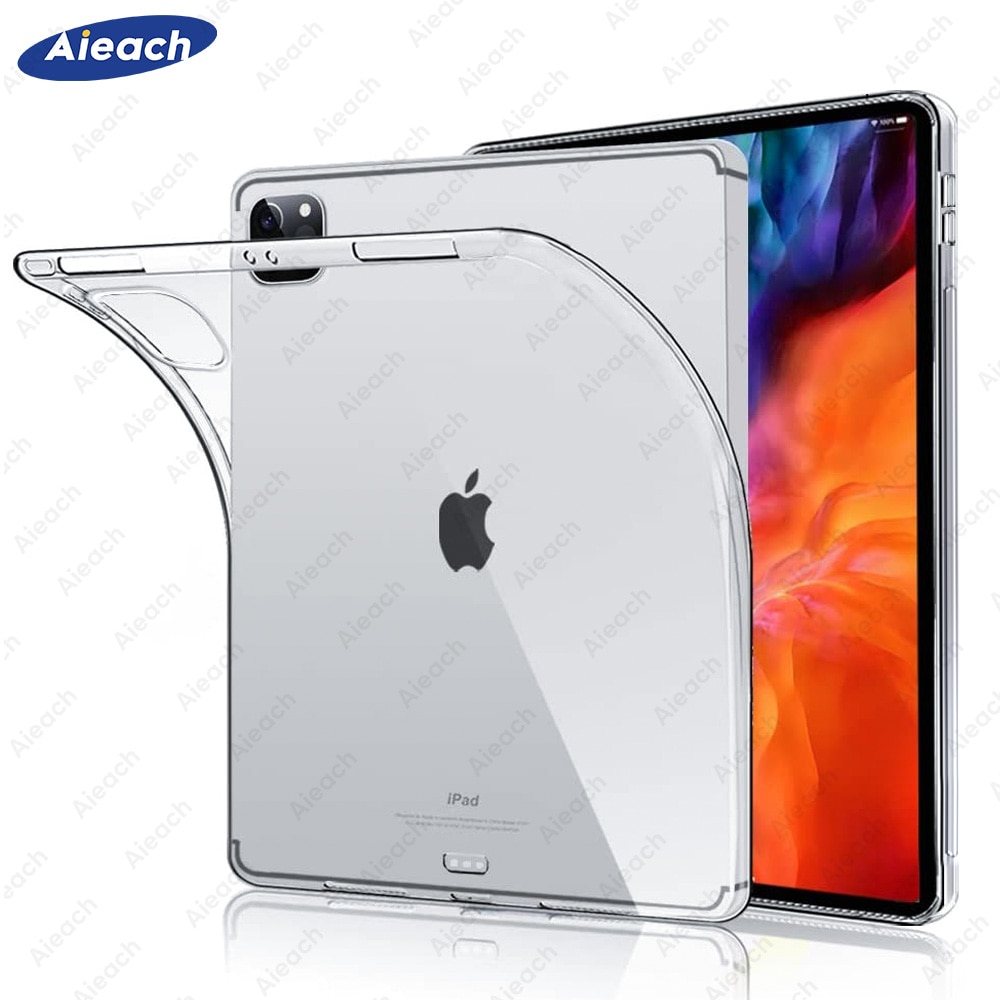 Custodia In Silicone trasparente Per iPad Pro 2020 11 12.9 10.5 9.7 2017 2018 2019 10.2 Funda Per iPad 2 3 4 aria 3 2 1 Mini 4 5 Caso