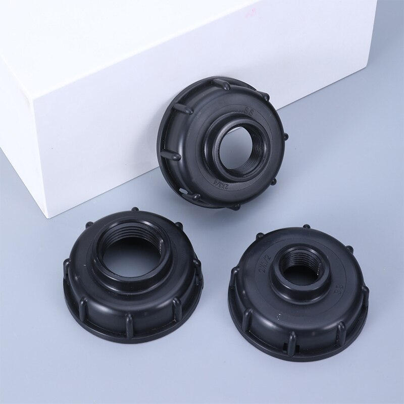 S60x6 Coarse Thread to 1/2" 3/4" Internal Thread IBC Tank Fittings Plastic Drain Adapter for Hose Faucet Valve Drain Hose Adapte