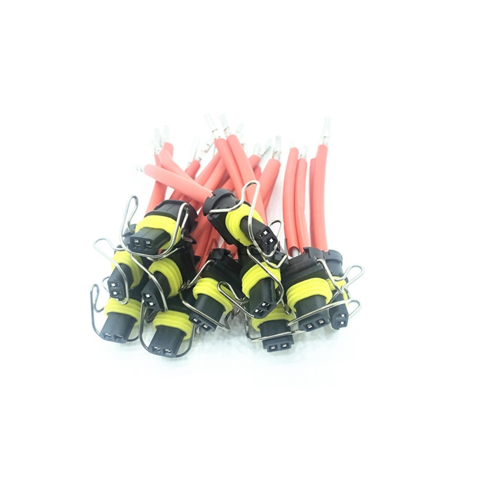 1pcs FOR CATERPILLAR CAT 330D 336D/C9 Excavator Injector plug injector solenoid valve harness plug Excavator Accessories