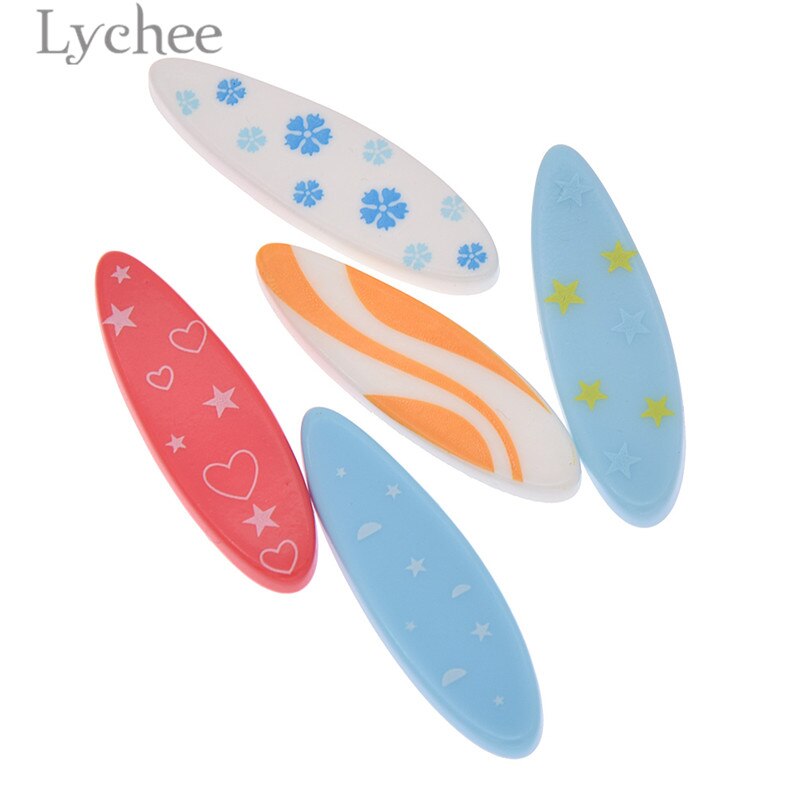 Lychee life 5 st surfbräda miniatyrer modeller dockhus prydnader hem mikro dekoration