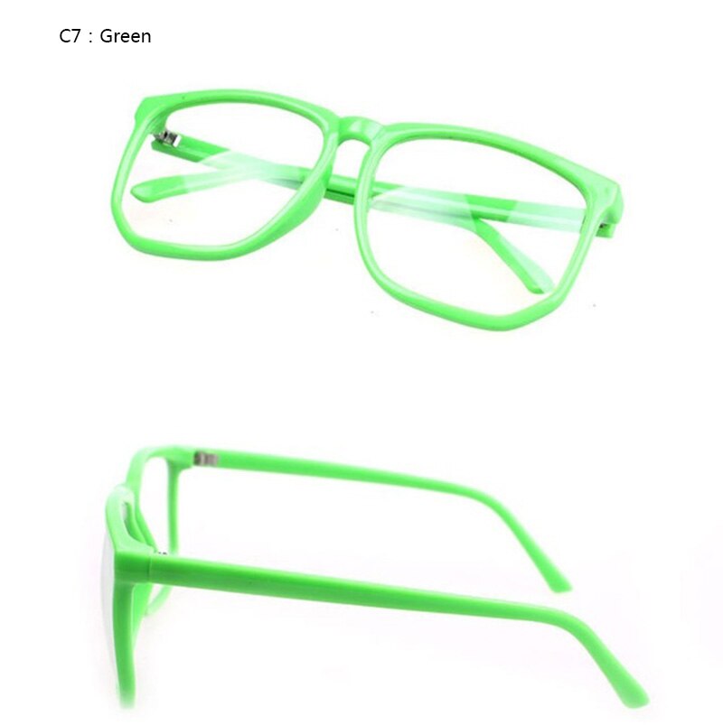 Optische brilmontuur damesbril unisex groot vierkant  s1500: C7