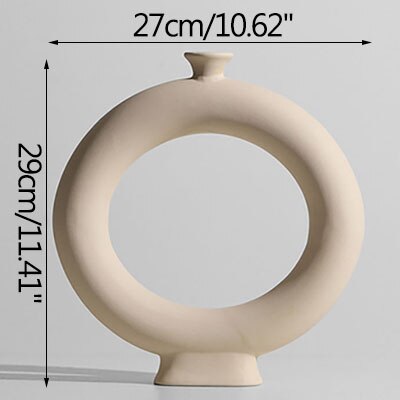 Bloemstuk Desktop Nordic Stijl Licht Luxe Kleine Keramische Vazen Decoratie Ornamenten Home Decoratie Accessoires: L