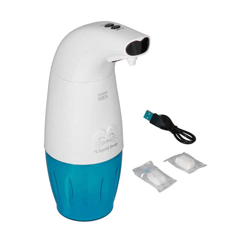 Vloeibare Zeep Dispenser Clear Fles Automatische Zeep Schuimende Dispenser 10 ° Nozzle Hoek Voor Badkamer Voor Keuken