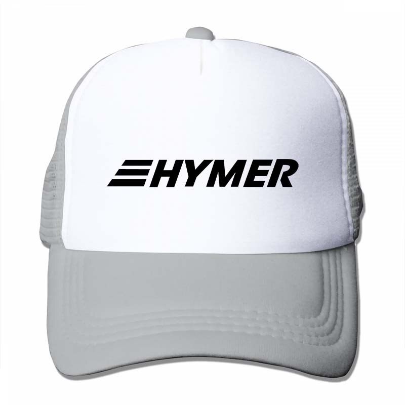 Hymer -sladies - Hymermobil Campervan motor-home mobile Baseball cap men women Trucker Hats adjustable cap: 4-Gray