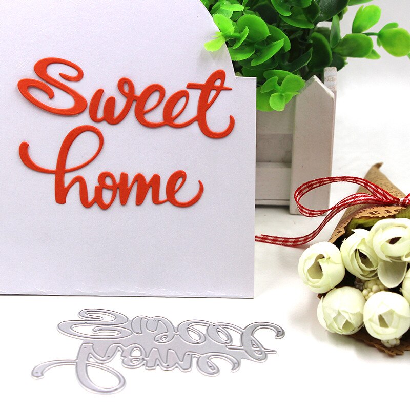 Great Hello Love letters Metal Cutting Dies Stencils Template for Scrapbooking Card Album Embossing Decor DIY Metal Crafts: 07120