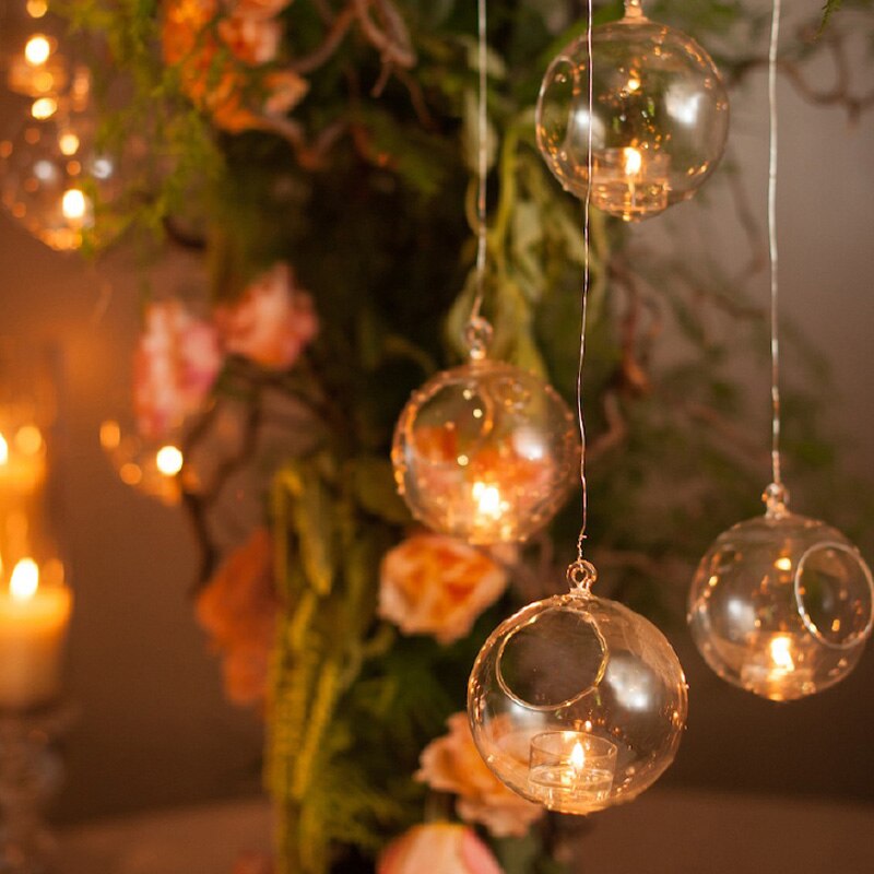 Hangende kaarsenhouder, geometrische theelichthouder, decoratie voor thuis, bruiloft, feest, diner, kerstversiering voor op de tafel.