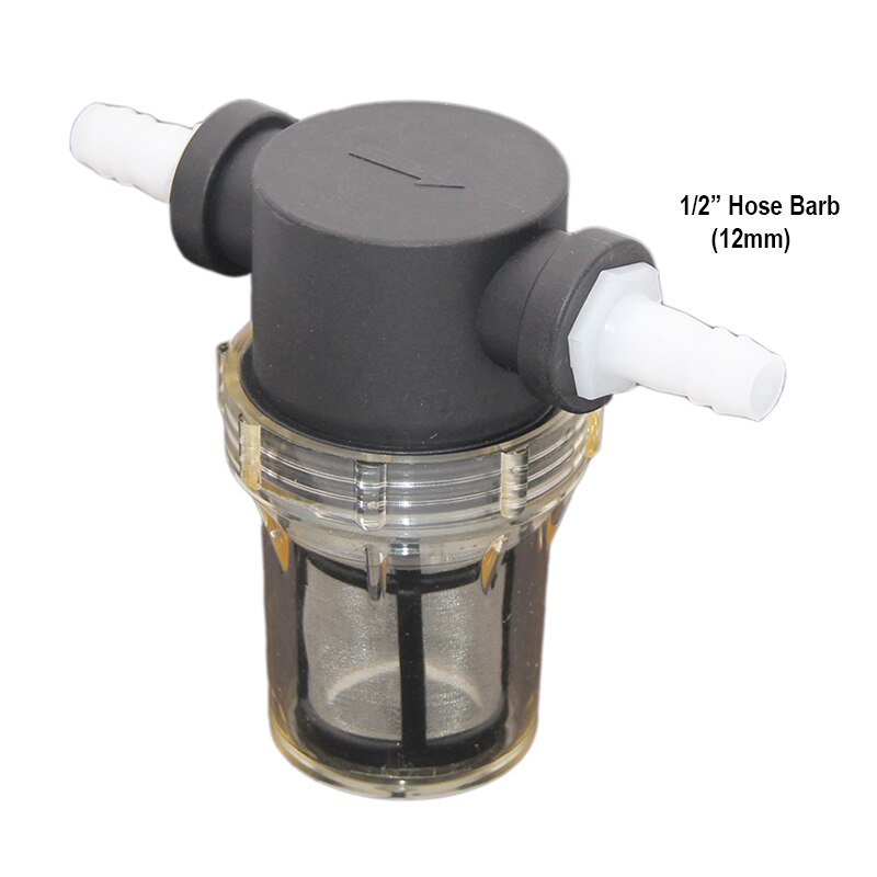 Inline Filter for Home Brewing 150 micron 100 mesh Water & Beer Filtering: A 12mm Hose Barb