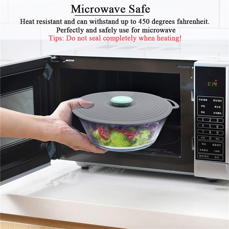 Couvercle de casserole en Silicone résistant à la chaleur, couvercle de micro-ondes, scellé sous vide, extensible, bol d'emballage alimentaire, boîte de Pot, couvercle, ustensiles de cuisine