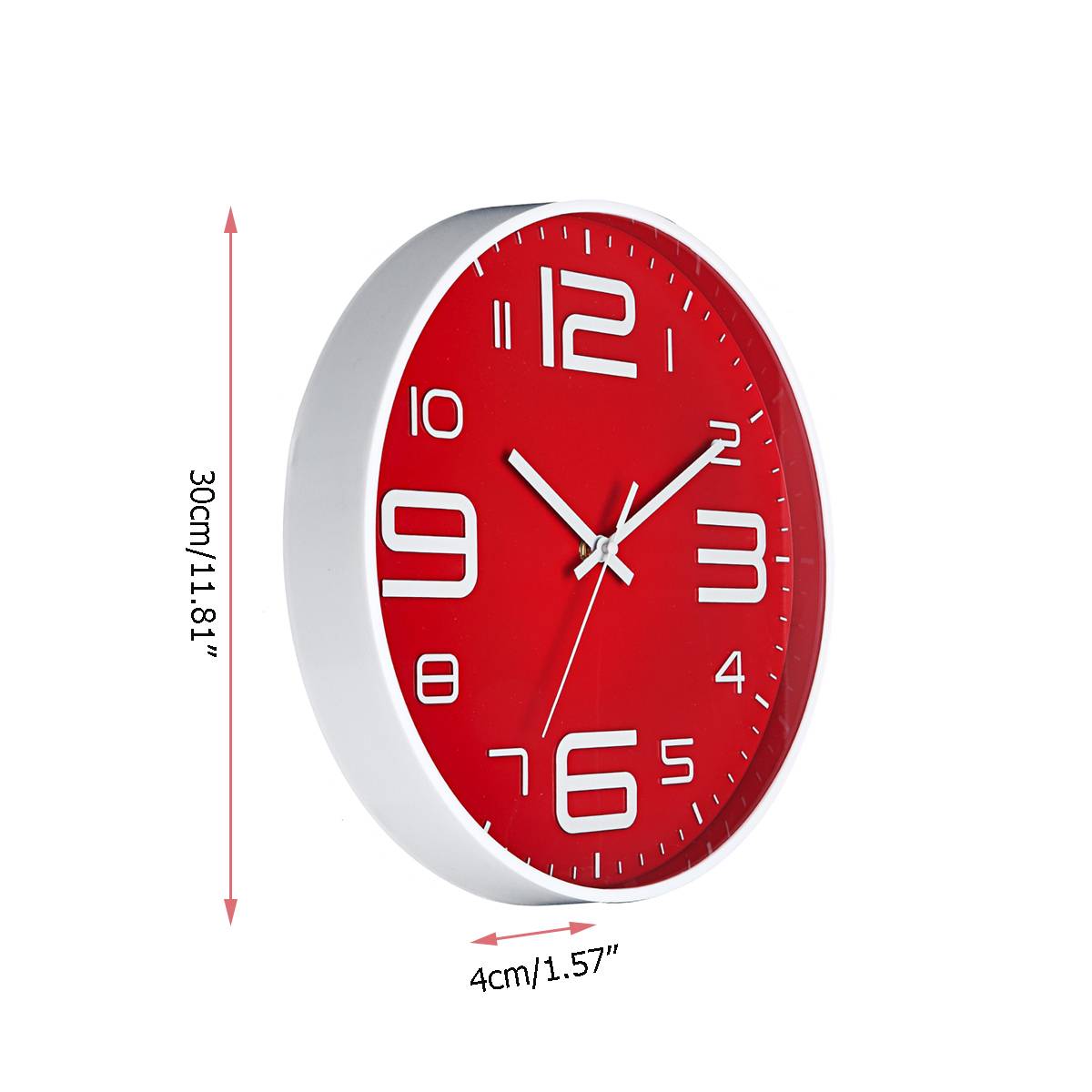 Styl skandynawski zegar ścienny okrągły wystrój domu duży zegar ścienny styl 3D nowoczesny robić salonu zegary kwarcowe ciche robić domu