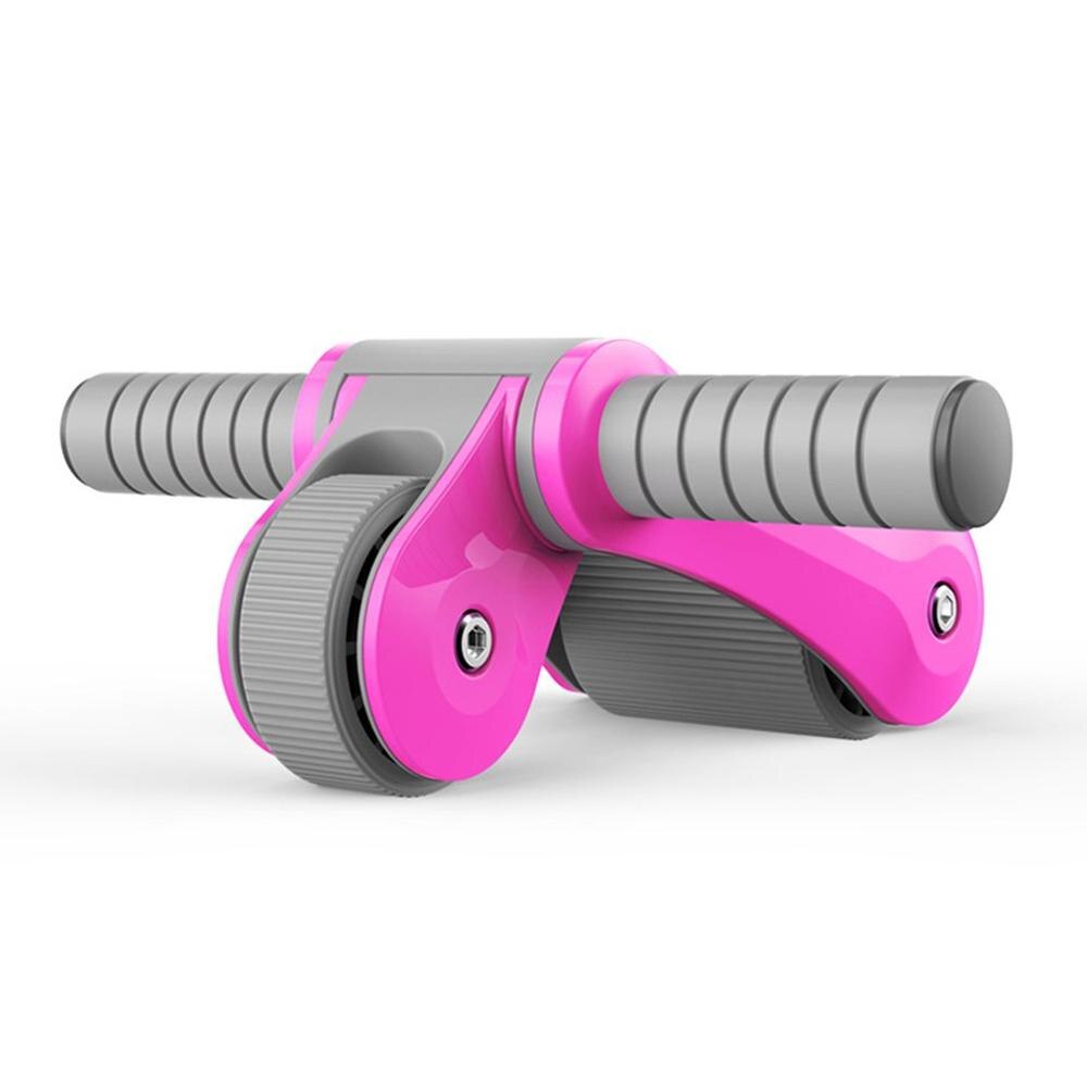 Roller Super Grote Stille Wiel Abs Wiel Thuis Fitnessapparatuur Sport Tool Schouder Ab Rocket Abdominale Wiel Machine: Roze