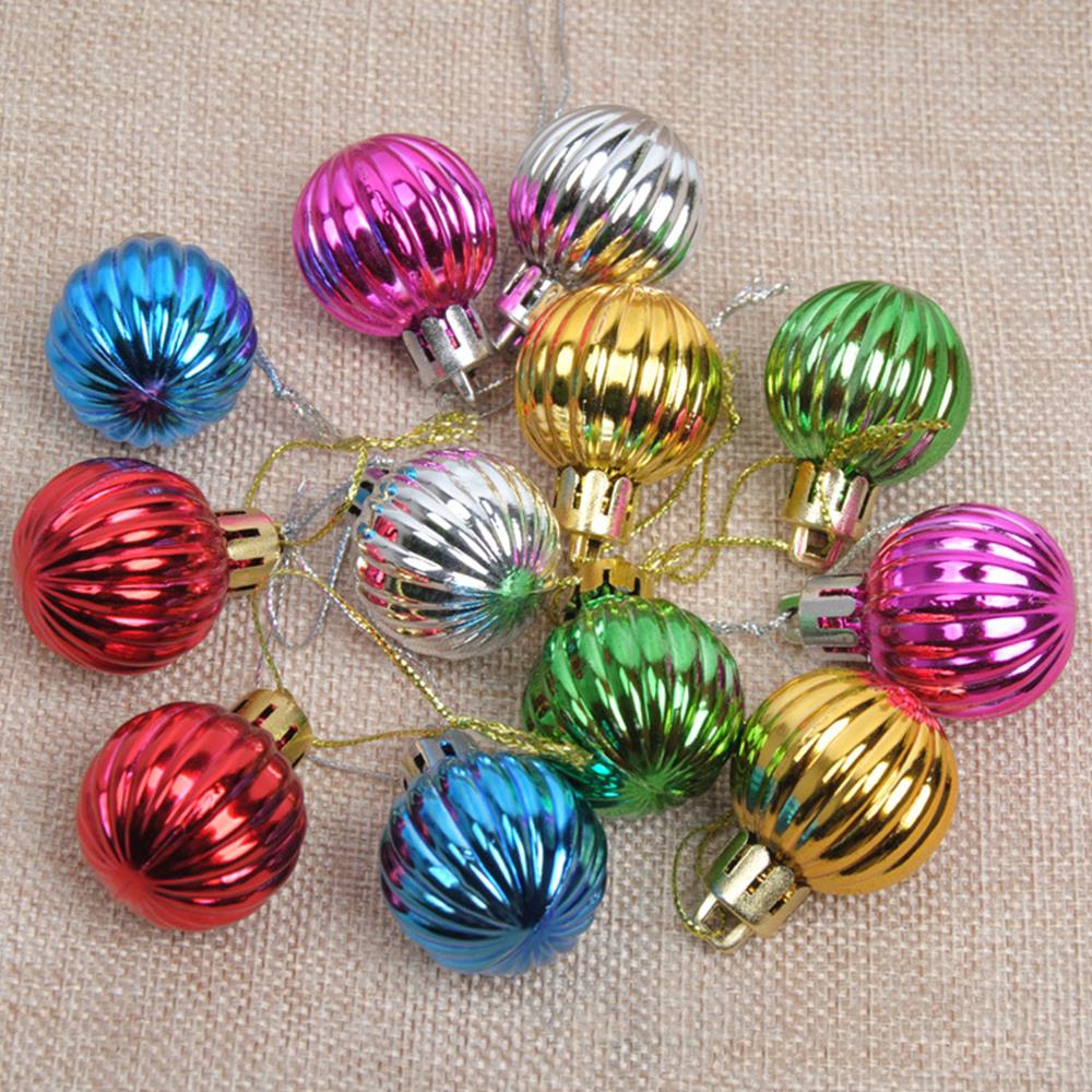 Plastic 12 Stks/set Decoratieve Bal Baard Kerstballen Gekleurde Creatieve Hanger Opknoping Decoratie Party Xmas Ornamenten Fancy Dress: Blauw