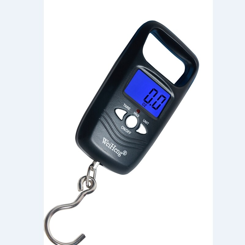 50KG Digital Hanging Scale Double Precision Portable Electronic Pocket Scale Hanging Luggage Weighing Steelyard WeiHeng Scale