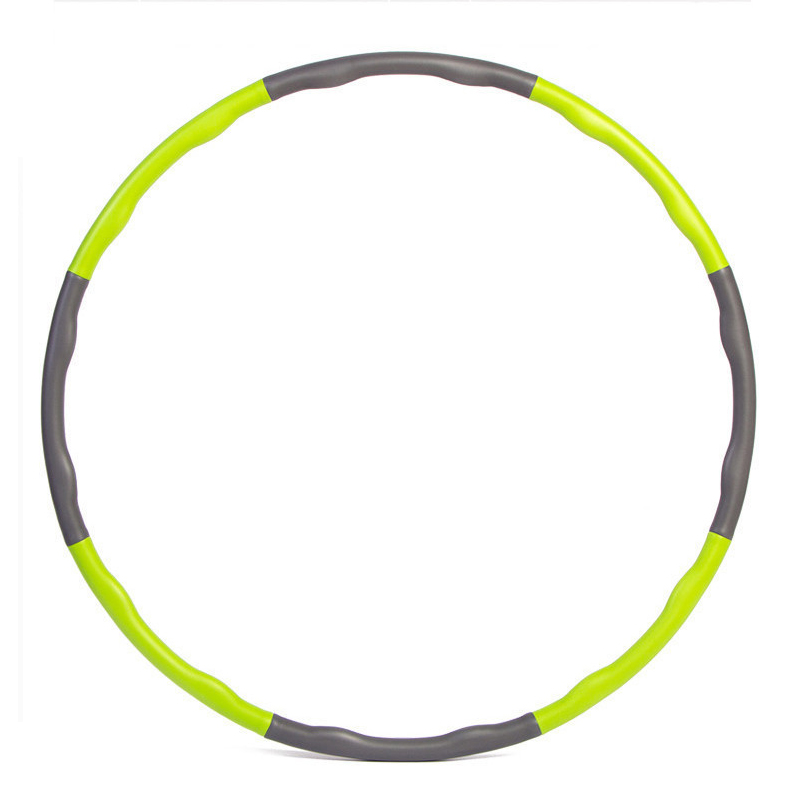 Verwijderbare 8 Stukken Fitness Hoop Foam Hoepel Volwassen Sport Hoepel Gym Bodybuilding Sport Crossfit Workout Fitness Apparatuur