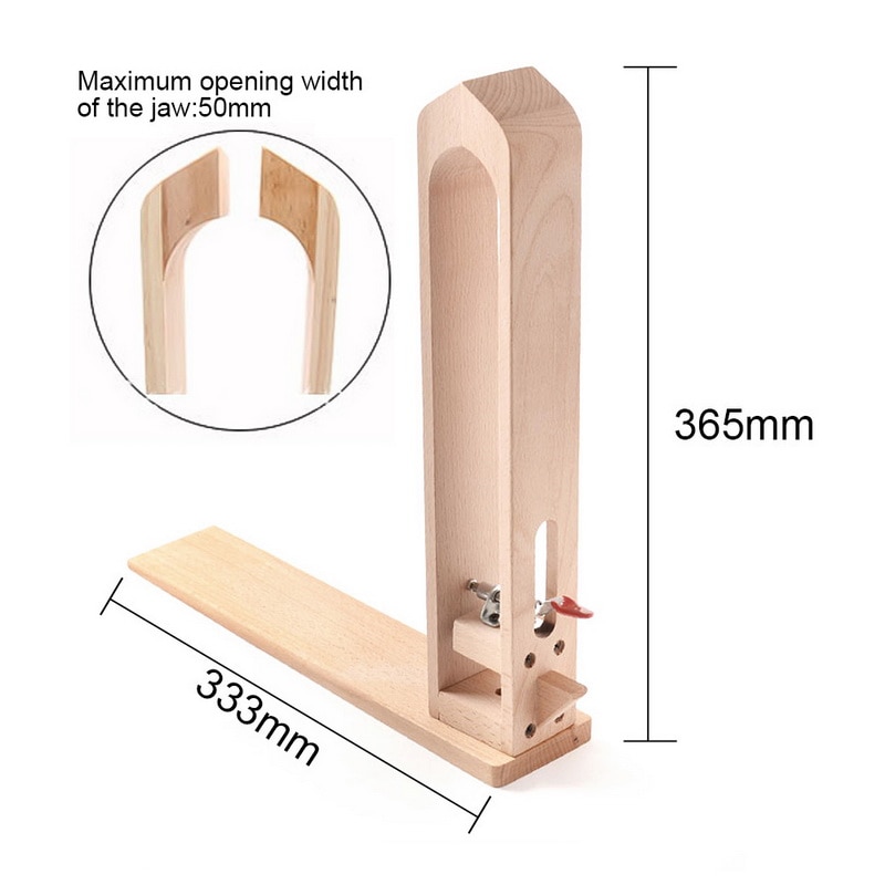 Wood Leathercraft Hand Stitching Pony Leather Craft Lacing Sewing DIY Table Desktop Tool Portable Horse Clamp 1pc