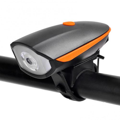 70% Fiets Mtb Racefiets Waterdichte Led Hoorn Licht Koplamp Fietsen Waarschuwing Lamp: Oranje