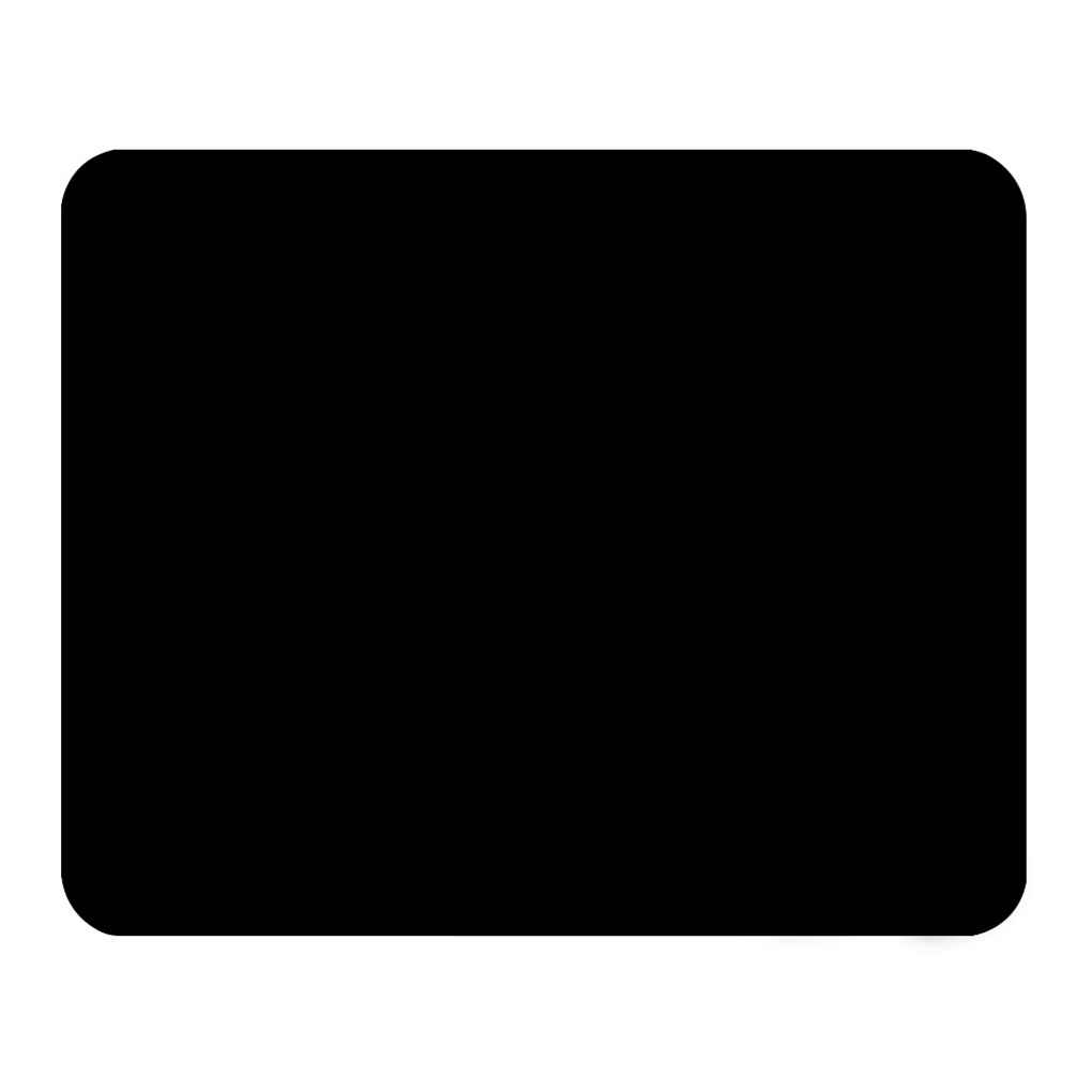 Effen Kleur Ultra Dunne Student Stof Gaming Muismat Kleurrijke Mat Smaakloos Non Slip: black