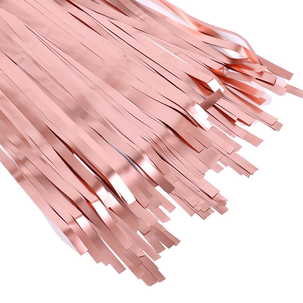 2M Party Backdrop Curtains Glitter Gold Tinsel Fringe Foil Curtain Photozone Birthday Wedding Decoration Adult Anniversary Decor: 04