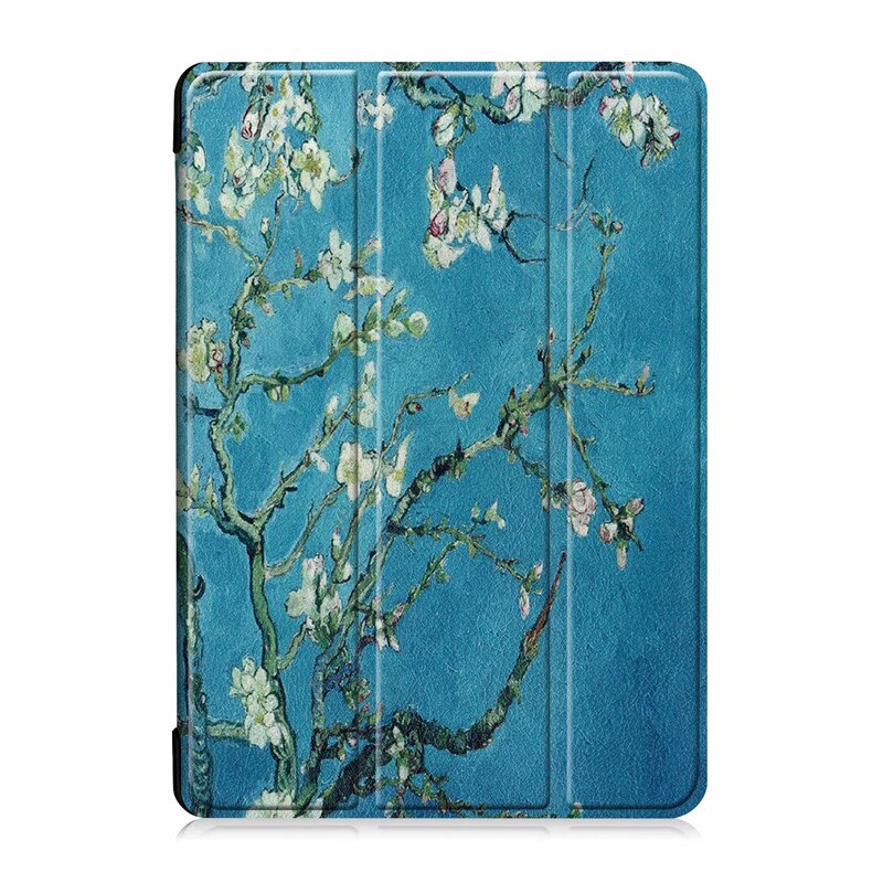 Sprawa dla Lenovo Tab M10 TB-X505F TB-X505X TB-X505L TB-X605F TB-X605L 10.1 cal składany stojak pokrywa dla Funda Lenovo Tab M10 przypadku: Flower