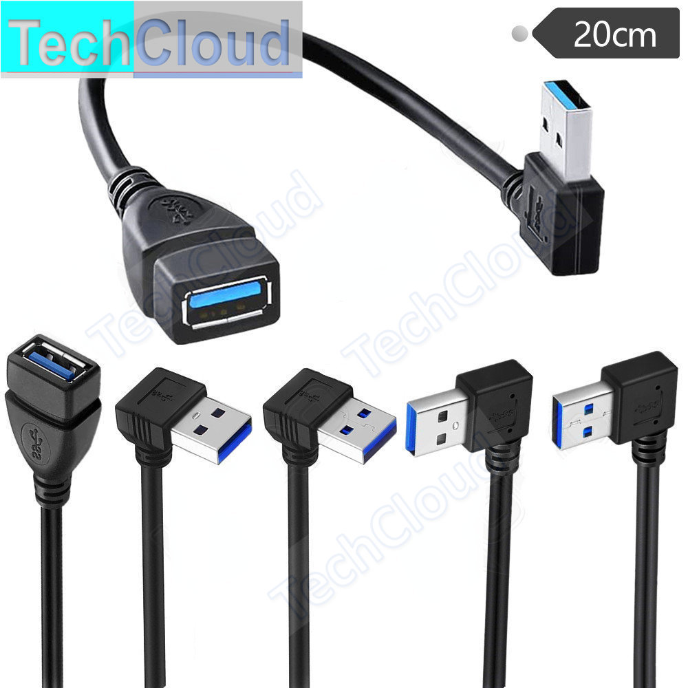 20CM Short USB 3.0 extension cable USB 3.0 male to female extension cable charging and 5Gbps data sync USB 3.0
