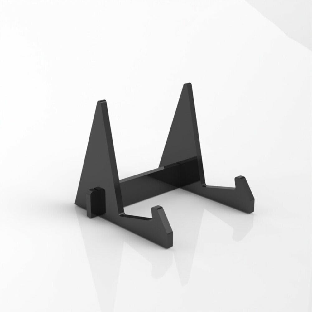 Akryl bog display stativ fotoramme brochure kunstværk holder organizer holder holdbar åben bred anvendelse l formet