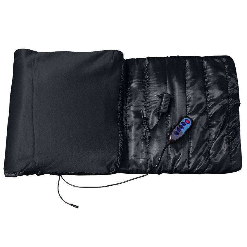 Back Massage Vibrating Mat with Heat Full Body Shiatsu Neck Massager - Warming Bed Vibrating Pad Cushion Relieves Shoulder Pain