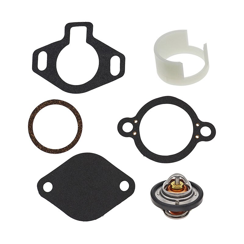2 Set Thermostat kit For MerCruiser Sleeve 160d degree 4.3L 5.0L 5.7L 7.4L 8.2L 87-Up 807252Q5