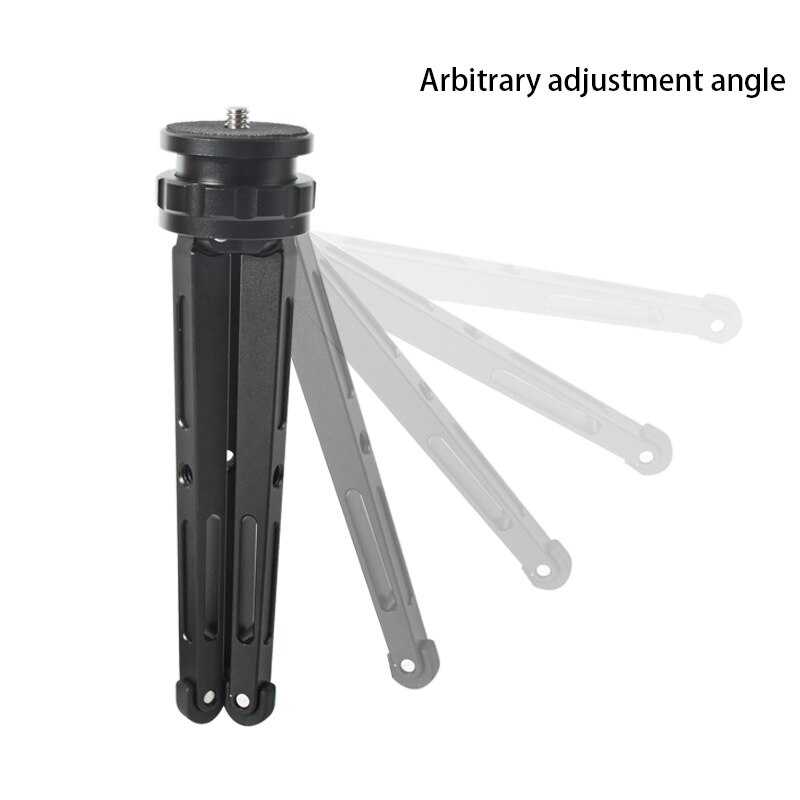 Mini Statief Metalen Desktop Mini Tafelblad Stand Voor Dslr Camera Mirrorless Camera Smartphone Kleine Statief