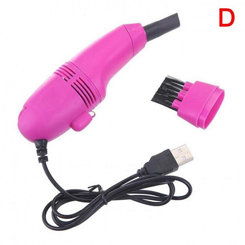 1p USB Keyboard Vacuum Cleaner PC Laptop Cleaner Computer Cleaning Kit Tool Remove Dust Brush Home Office Desk: D