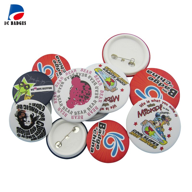 2-1/4 "58mm 100 sets Plastic Speld Knop Materiaal facotry