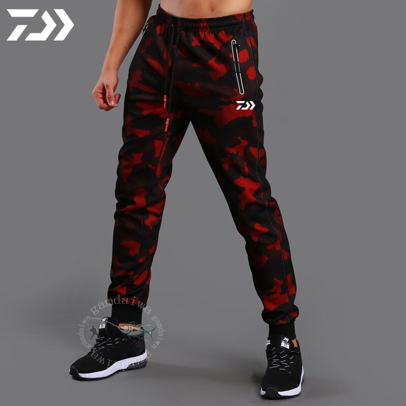 Camouflage Vissen Broek Mannen Ademend Snel Droog Casual Koord Vissen Kleding Herfst Wandelen Broek Joggingbroek Sport