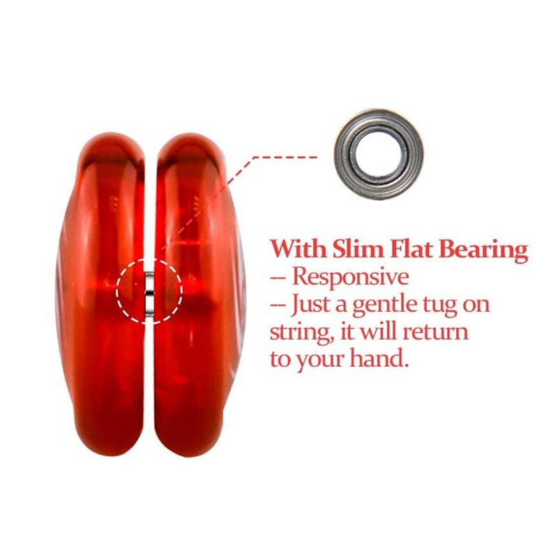 MAGICYOYO Responsive Yoyo D1 GHZ Looping Yoyos For Kids Beginner With Yoyo Strings+Finger Cot+Yoyo Ba