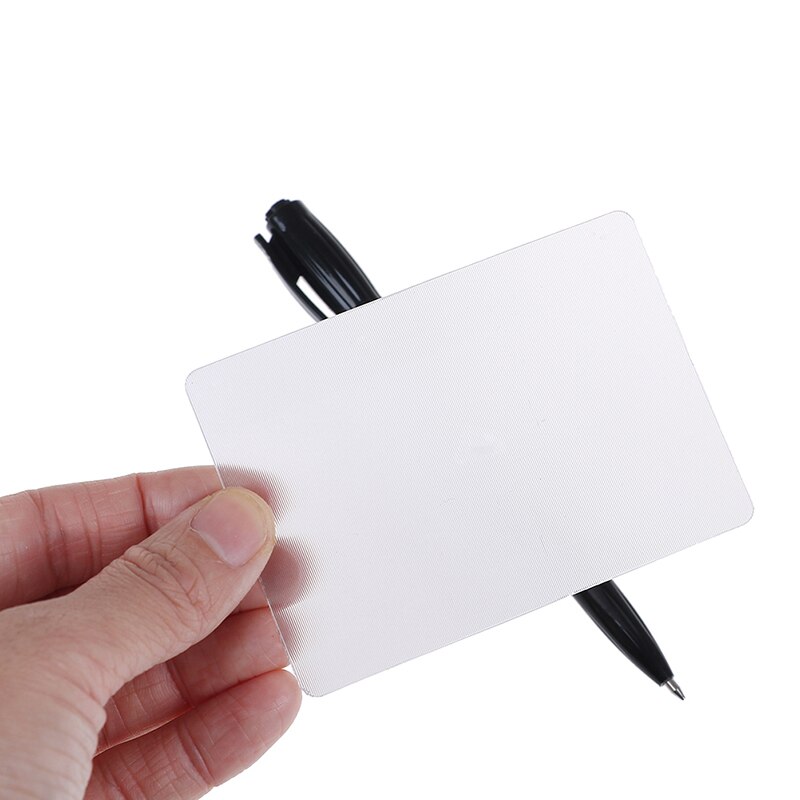 1 Pcs Lubors Lens Card Perspectief Vervorming Close Up Straat Kids Lastig Gimmick Te Doen Voor Beginner Met Pen goocheltrucs