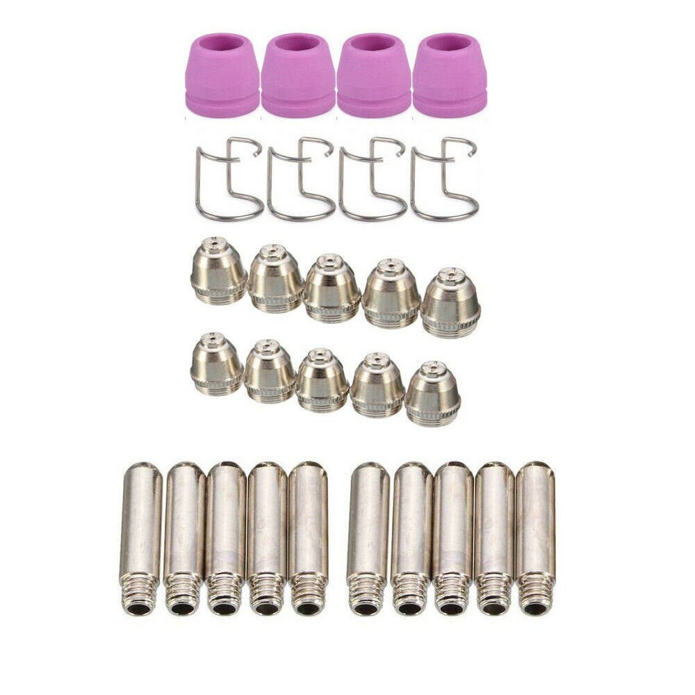 Plasma Cutter Consumable Kits Nozzle Tips Electrode Guide Pilot Arc Cutting Torch Wsd60p CUT50P/60P Accessories