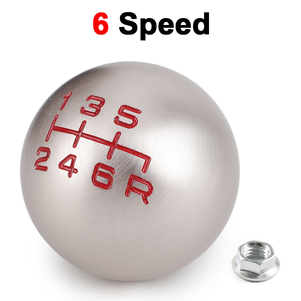 Pommeau de levier de vitesse en aluminium, 5/6 vitesses, en forme de boule, M10 x 1.5, pour Honda Fit Civic City FD2 FN2 EP3 TYPE R DC2 DC5 AP1 AP2 S2000 F20C: green