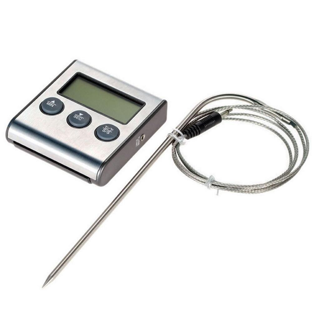 Durable Needle Probe Thermometer Thermometer Oven Measuring Paste Magnetic Portable Stainless Steel Plastic Kitchen Sensor