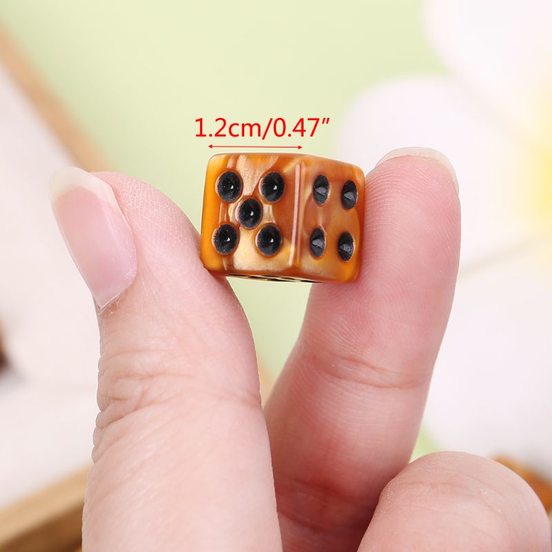 25 stuks/set speldobbelstenen nummer 12 vierkante streep dobbelstenen party club games liefhebber voor d & d dungeon desktop tafelspellen