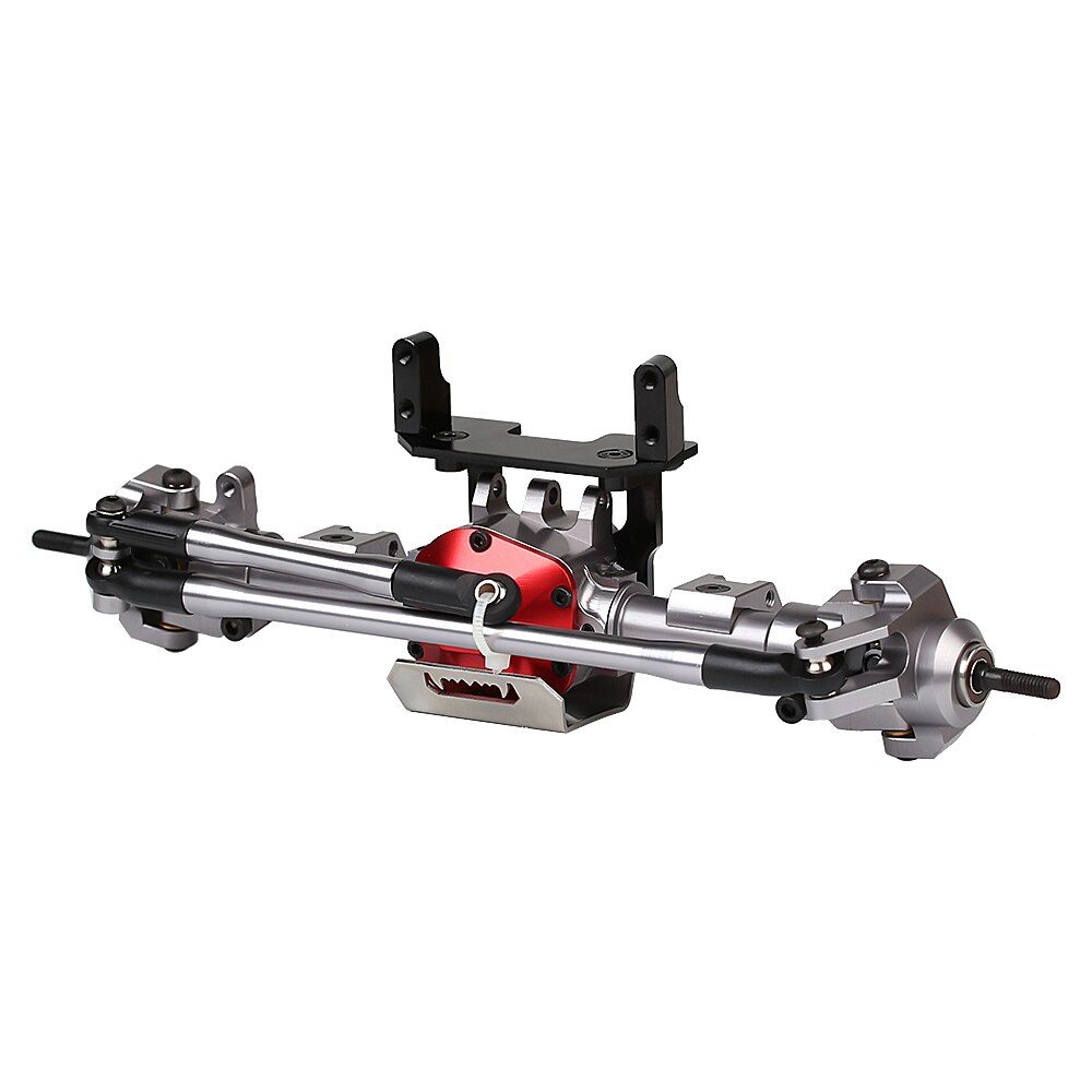 INJORA RC Car CNC Metal Front / Rear Axle with Protector for 1:10 RC Crawler Car Axial SCX10 II 90046 90047: YQCQ-02GL Front