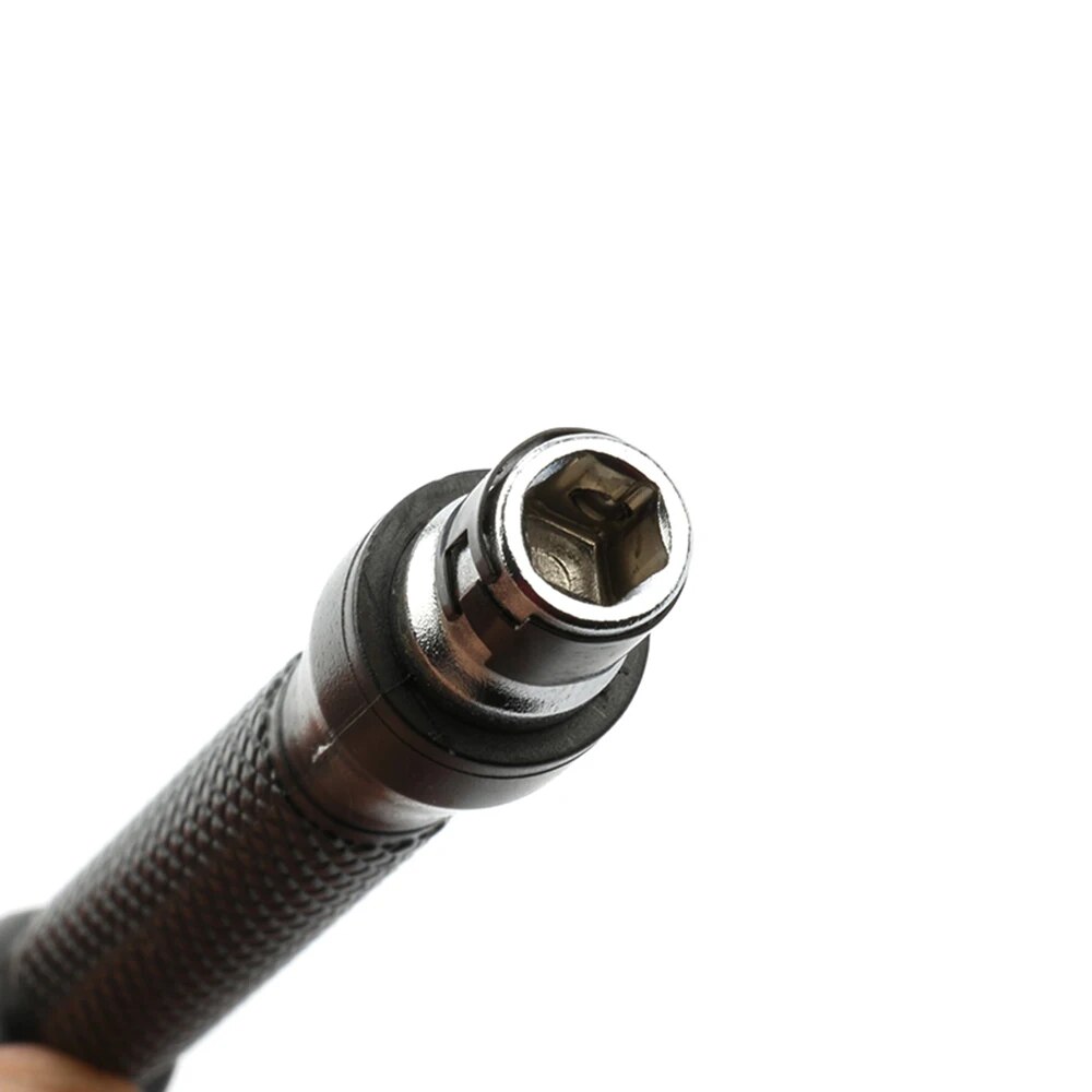 L-vormige 1/4 zeshoekige schroevendraaierbit 90 graden dubbele kop handgreep zwart 6,35 moersleutel 10 st gele tape schroevendraaier bit gereedschapsset