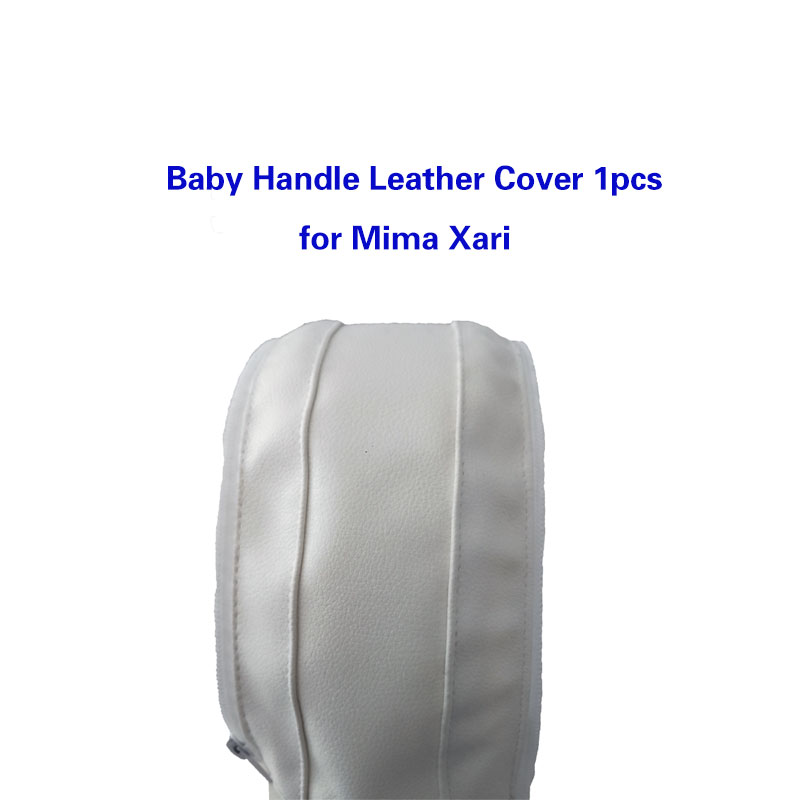 Fundas de cuero PU para manillar de cochecito de bebé, funda protectora para reposabrazos, accesorios para cochecito, Mima Xari: Naranja