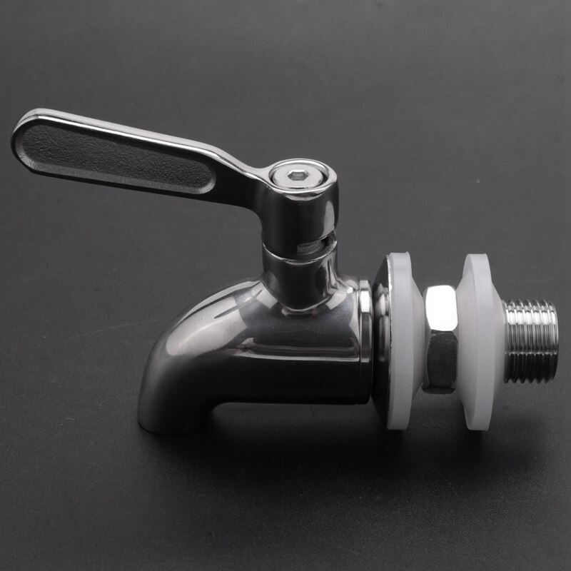 2X Stainless Steel Faucet Tap Draft Beer Faucet for Home Brew Fermenter Wine Draft Beer Juice Dispenser Drink