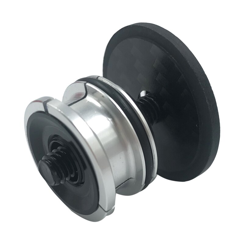 Bicycle Stem Carbon Top Cap MTB Road Bike For 28.6mm Fork Tube Carbon Fibre Headset Cap Cover