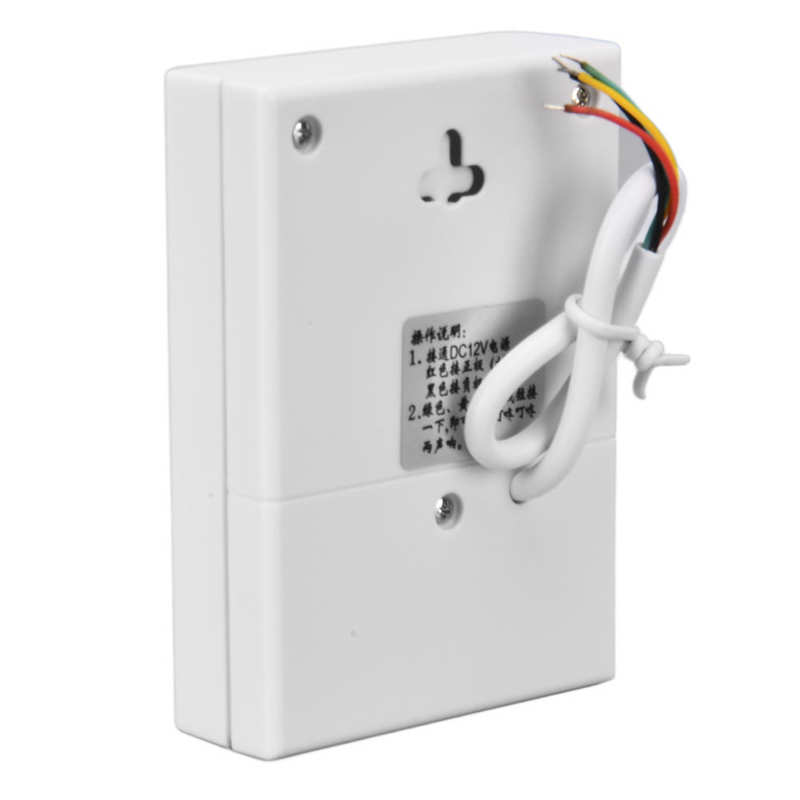 12V Wired Electronic Doorbell Dingdong Ringtone 90dB White Access Control for Hotel Home Classic Door Bell No Battery Doorbell