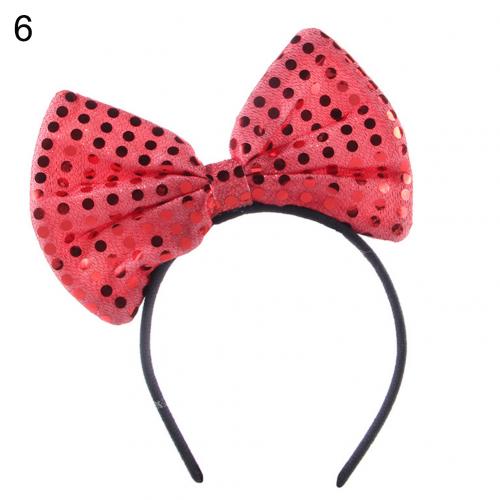 1 PC Led Haar Hoop Glowing Pailletten Kaninchen Ohr Kinder Licht up Stirnband Blinkende LED Haar Hoop Für Partei Liefert: Sequins Butterfly