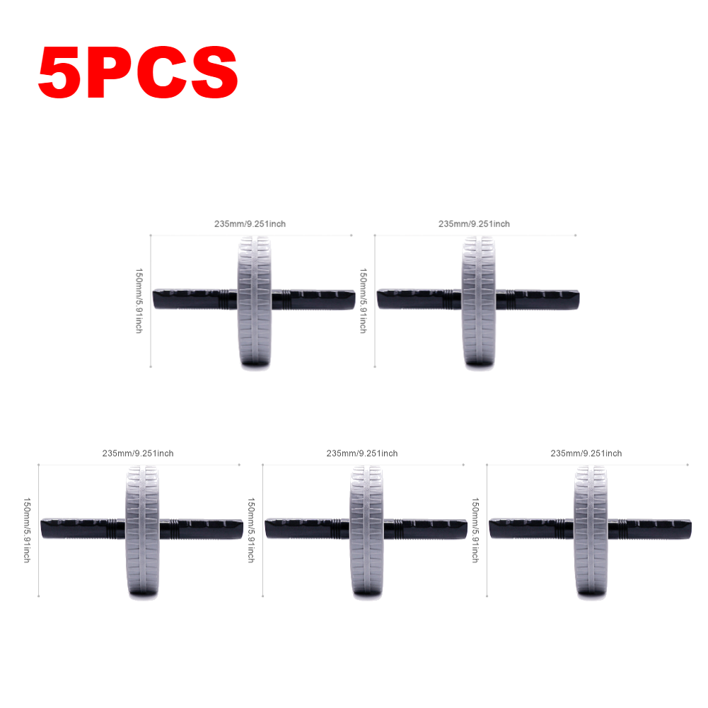 1-5 pces treino ab rolo sem ruído treinador abdominal antiderrapante rolo abdominal fortalecer equipamentos de exercício muscular para ginásio em casa